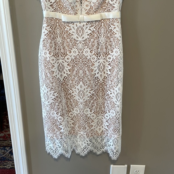 Jovani white lace dress - Picture 4 of 8